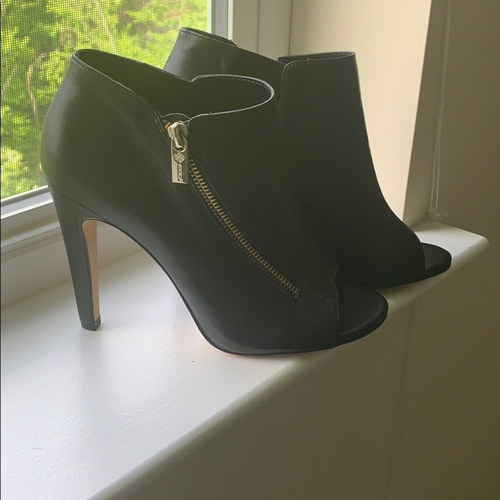 Isola peep toe booties